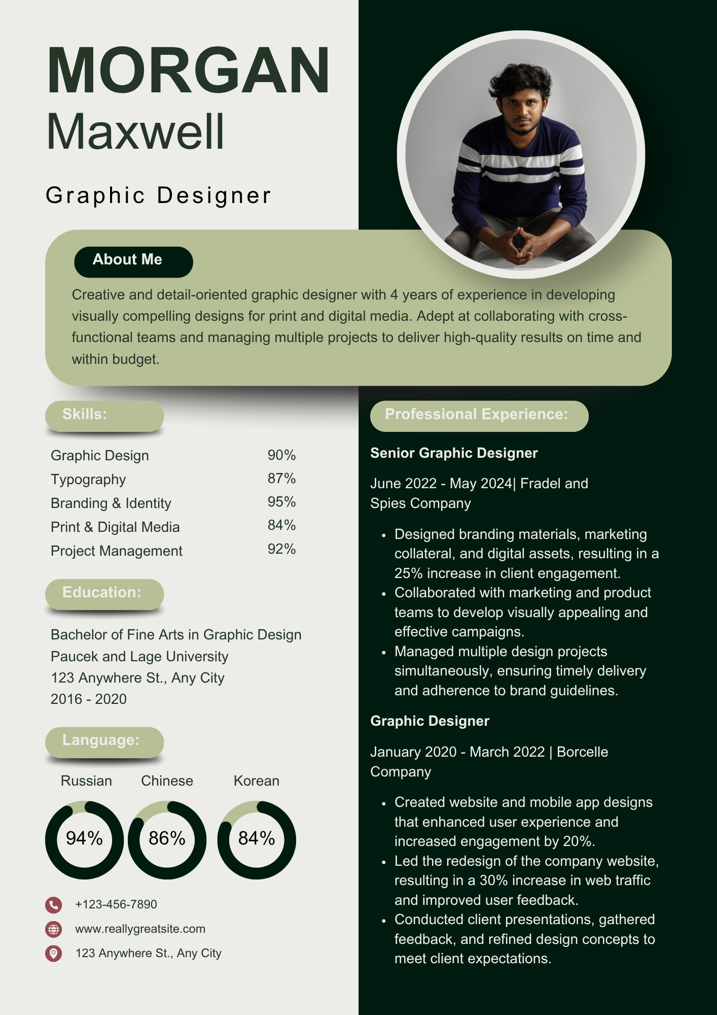 Modern Resume Template 2