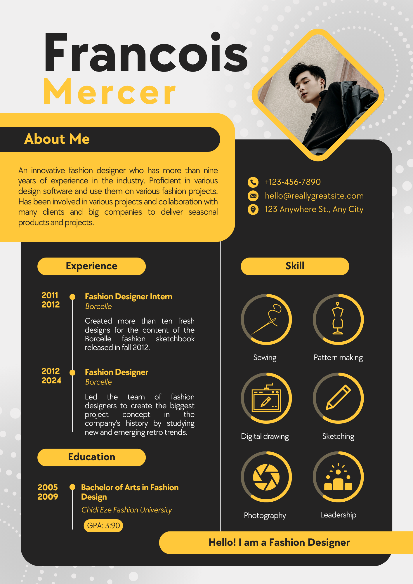 Creative Resume Template 3